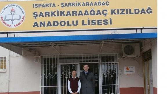Kızıldağ Anadolu Lisesi Değerler Eğitimi Şiir Yarışmasında Isparta Birincisi